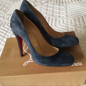 Christian Louboutin Navy 100cm Pumps Size 36.5